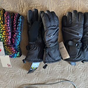 3 pair kids winter gloves- NEW with tags!